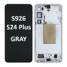 Samsung  SM-S926 (S24 Plus 5G 2024) OLED LCD touch screen (Original Service Pack) with frame [Gray] GH82-33410B